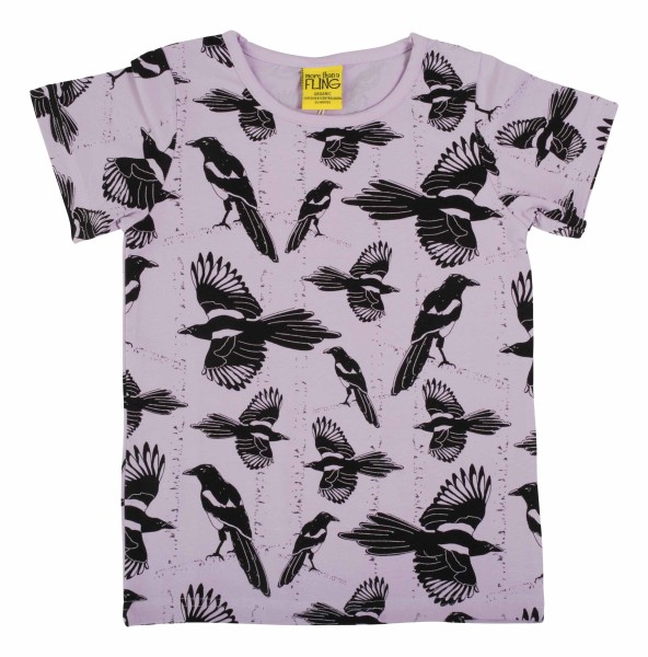 More than a Fling Kurzarm Shirt Pica Pica Orchid