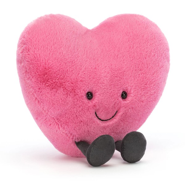 Jellycat Amuseables Hot Pink Heart 17cm