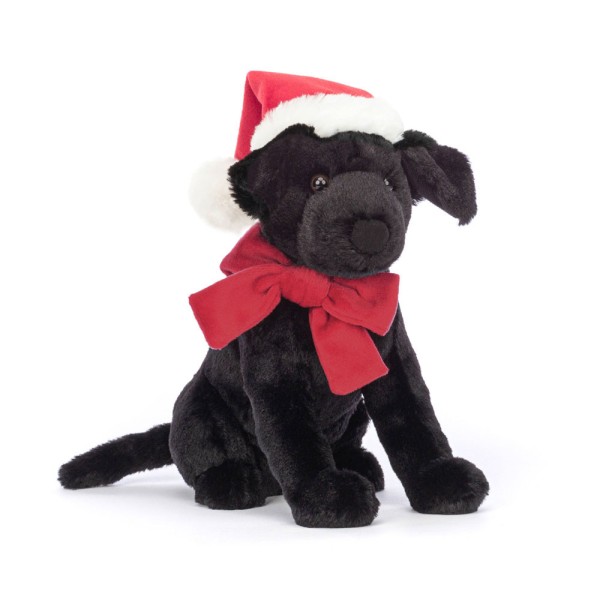 Jellycat Winter Warmer Pippa Black Labrador 22cm