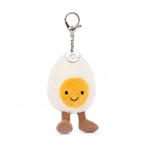 Jellycat Amuseables Happy Boiled Egg Bag Charm 18cm